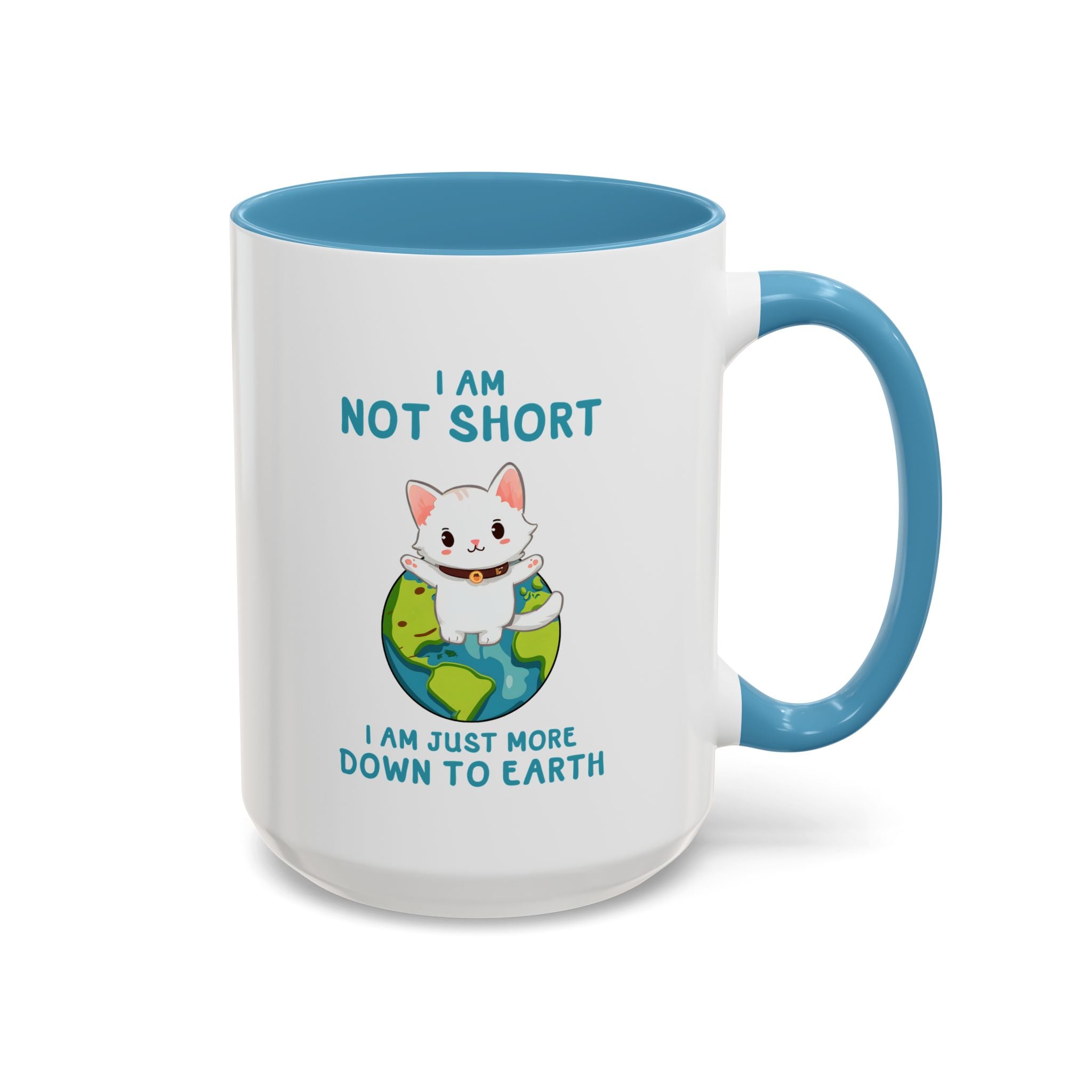 Cute Down to Earth Cat Coffee Mug - Perfect Gift for Cat Lovers
