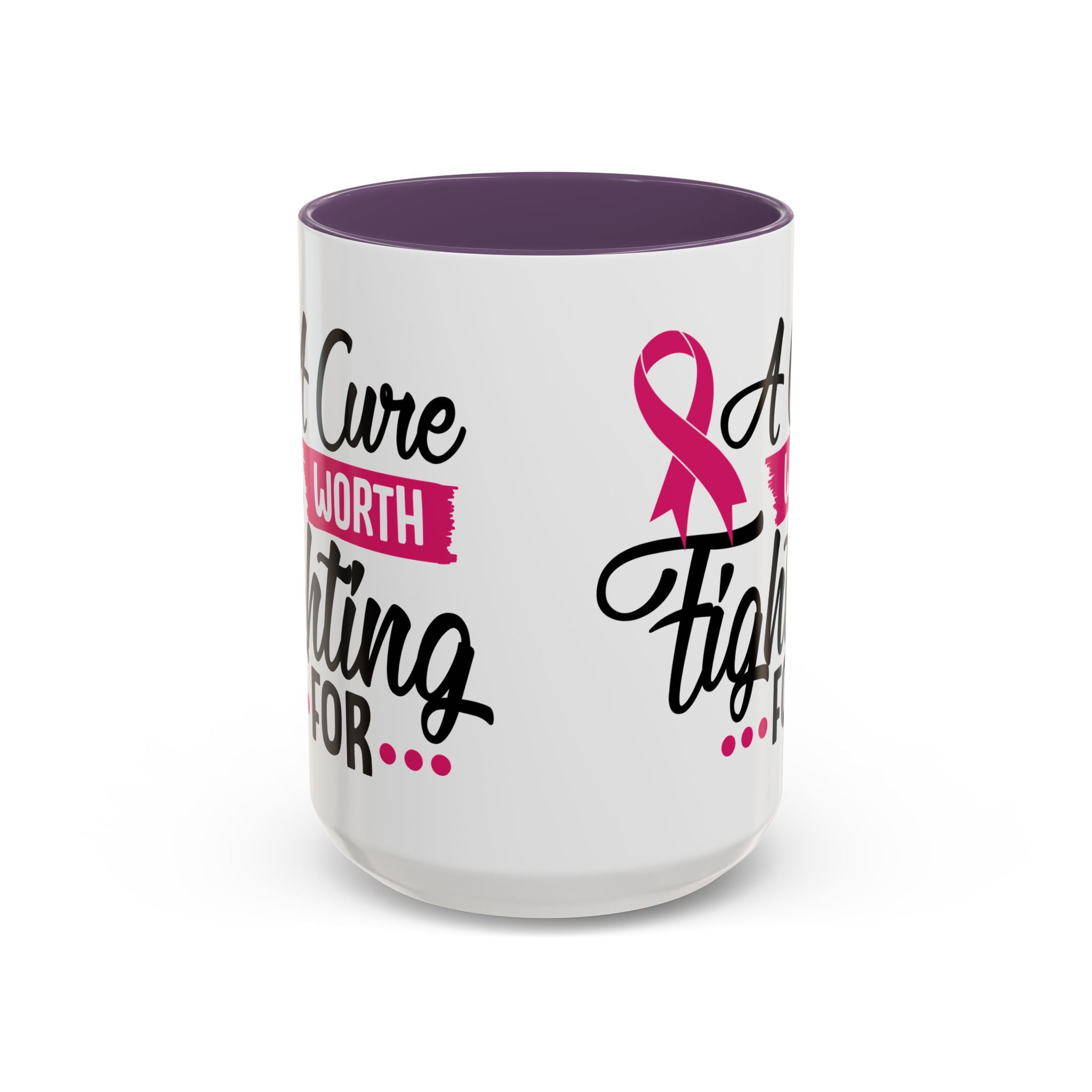 Inspirational Breast Cancer Awareness Mug, Supportive Gift for Fighters, 11oz & 15oz Coffee Cup - Perfect for Fundraisers, Hope, [...]