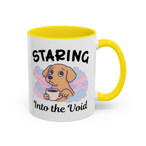 Cute Dog Coffee Mug for Animal Lovers, Staring Into the Void, Fun Gift for Pet Owners, Coffee Lovers, Cute Kitchen Decor