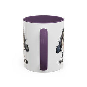 Dog Lover's Accent Coffee Mug - I Woof You, Pet Gift, Animal Lover Cup, Dog Mom Mug, Cute Dog Design, Fun Coffee Cup