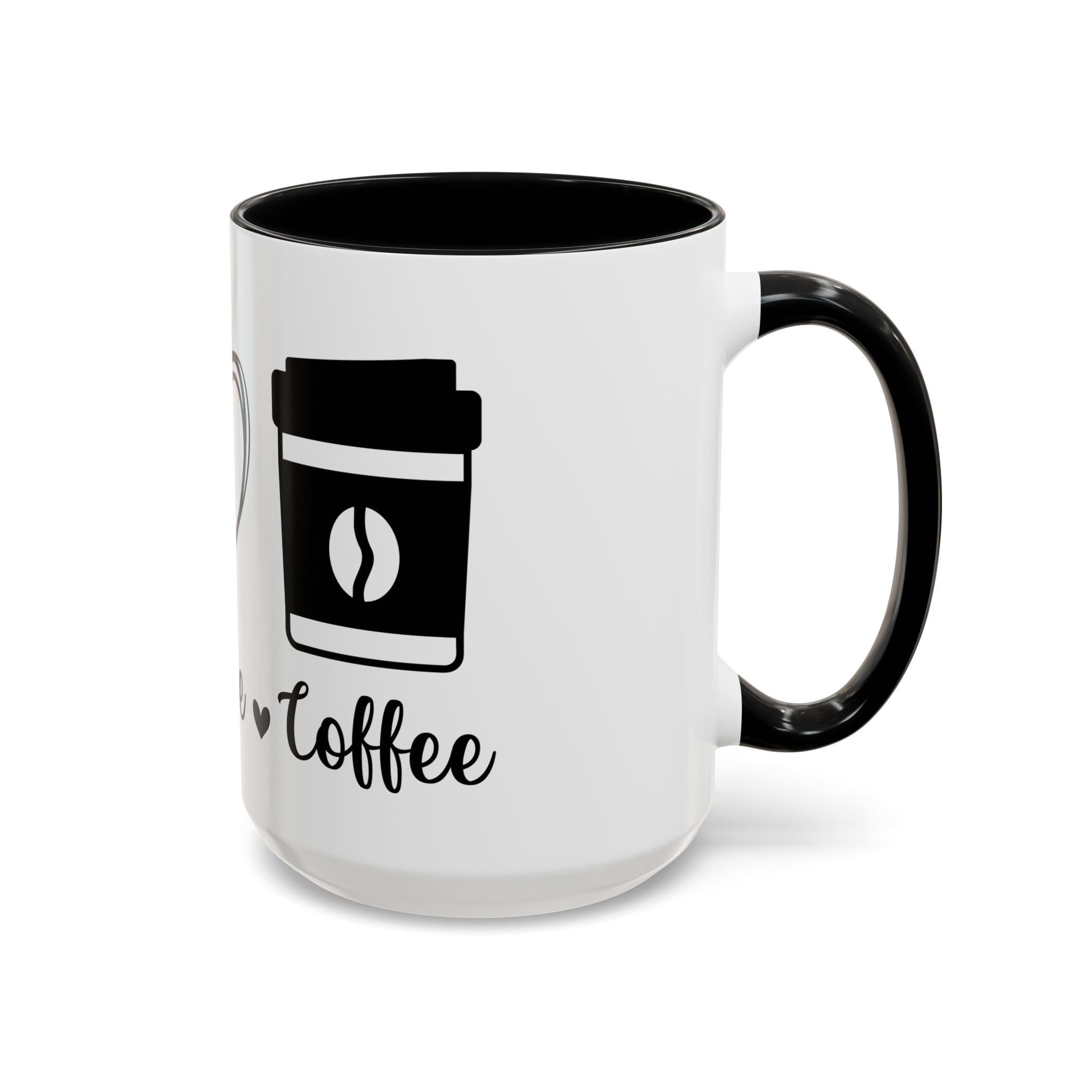 peace love coffee Accent Coffee Mug (11, 15oz)