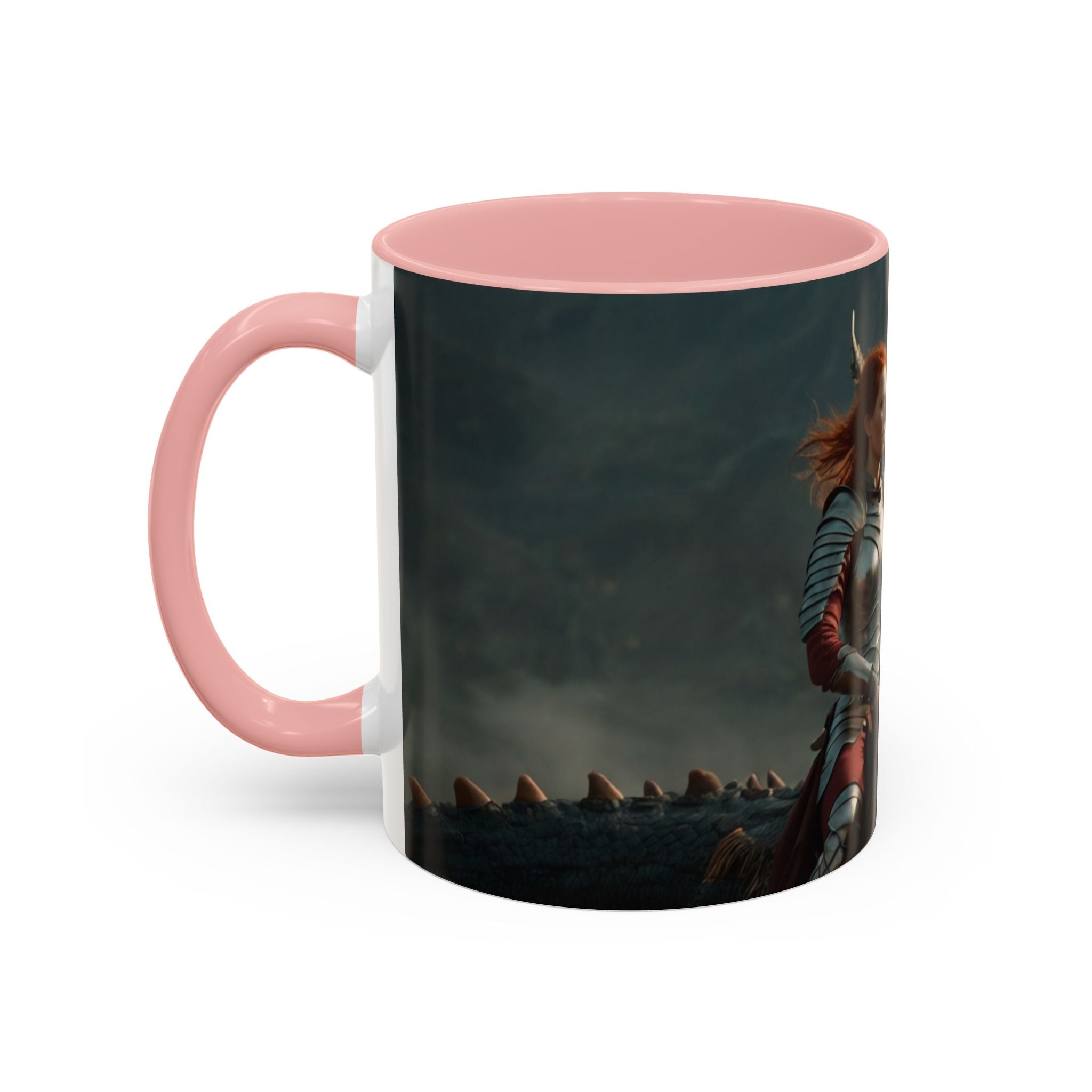 gothic woman warrior Fantasy Dragon Rider Coffee Mug