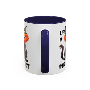 Purrfect Cat Accent Coffee Mug, Cat Lover Gift, Funny Drinkware, Cute Kitchen Accessory, Pet Owner Mug, Unique Gift Idea