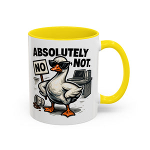 Sassy Coffee Mug, Humorous Gift for Geese Lovers, Fun Office Desk Decor, Funny Animal Cup, Quirky Kitchenware