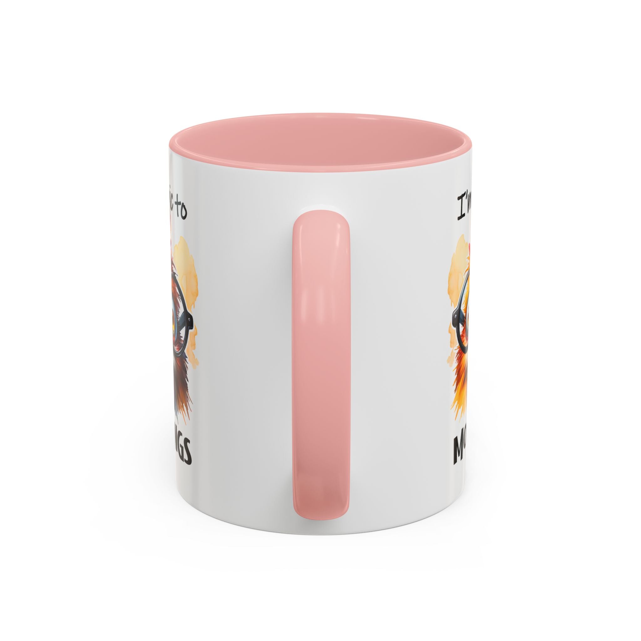 Funny Morning Coffee Mug, Gift for Coffee Lovers, Humorous Mug, Office Mug, Unique Cup for Mornings, Chicken Design