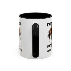Friendly Dog Owner Mug, Dog Lover Gift, Funny Coffee Cup, Pet Owner Humor, Animal Lover Present, Holiday Gift for Dog Lovers
