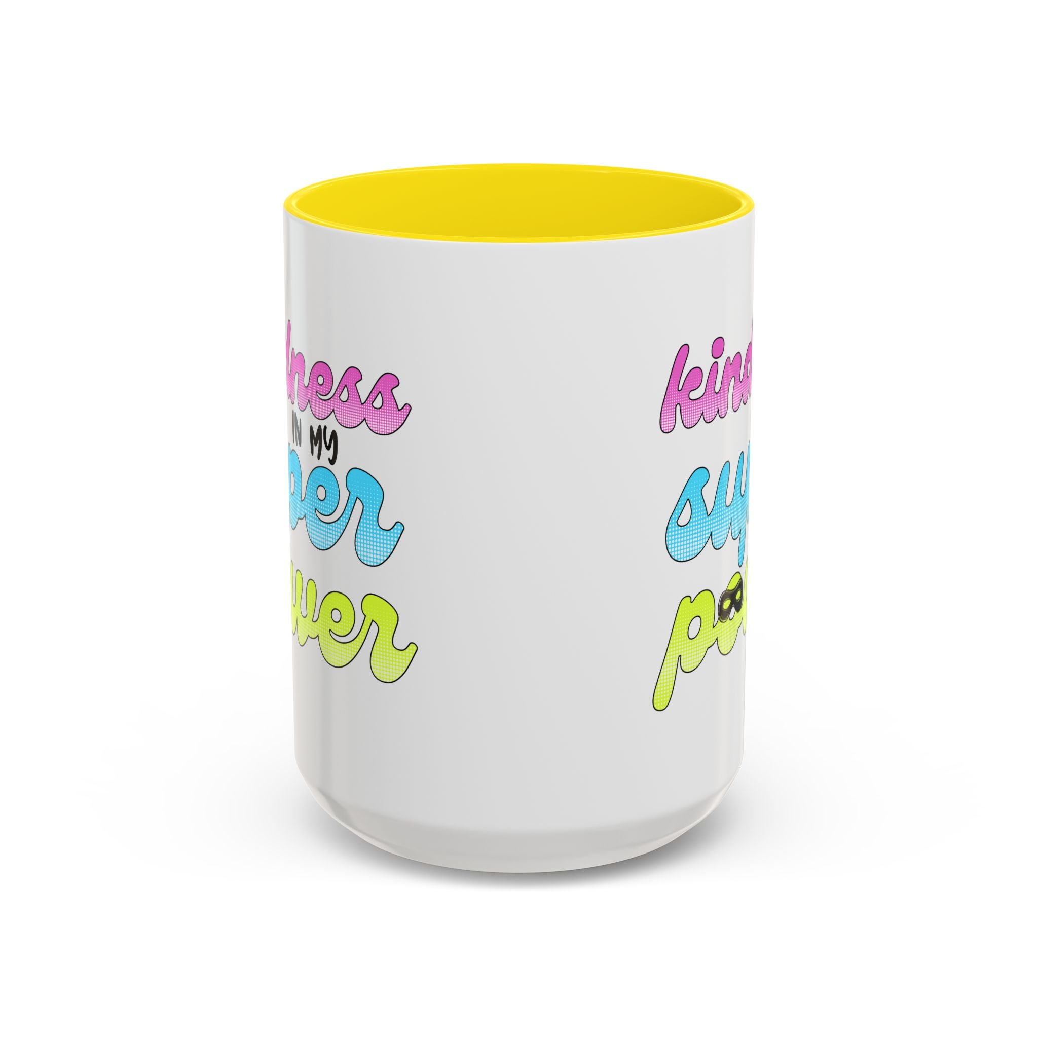 Kindness Superpower Coffee Mug, Inspirational Gift for Friends, Motivational Work Mug, Cute Drinkware for All Occasions, Unique