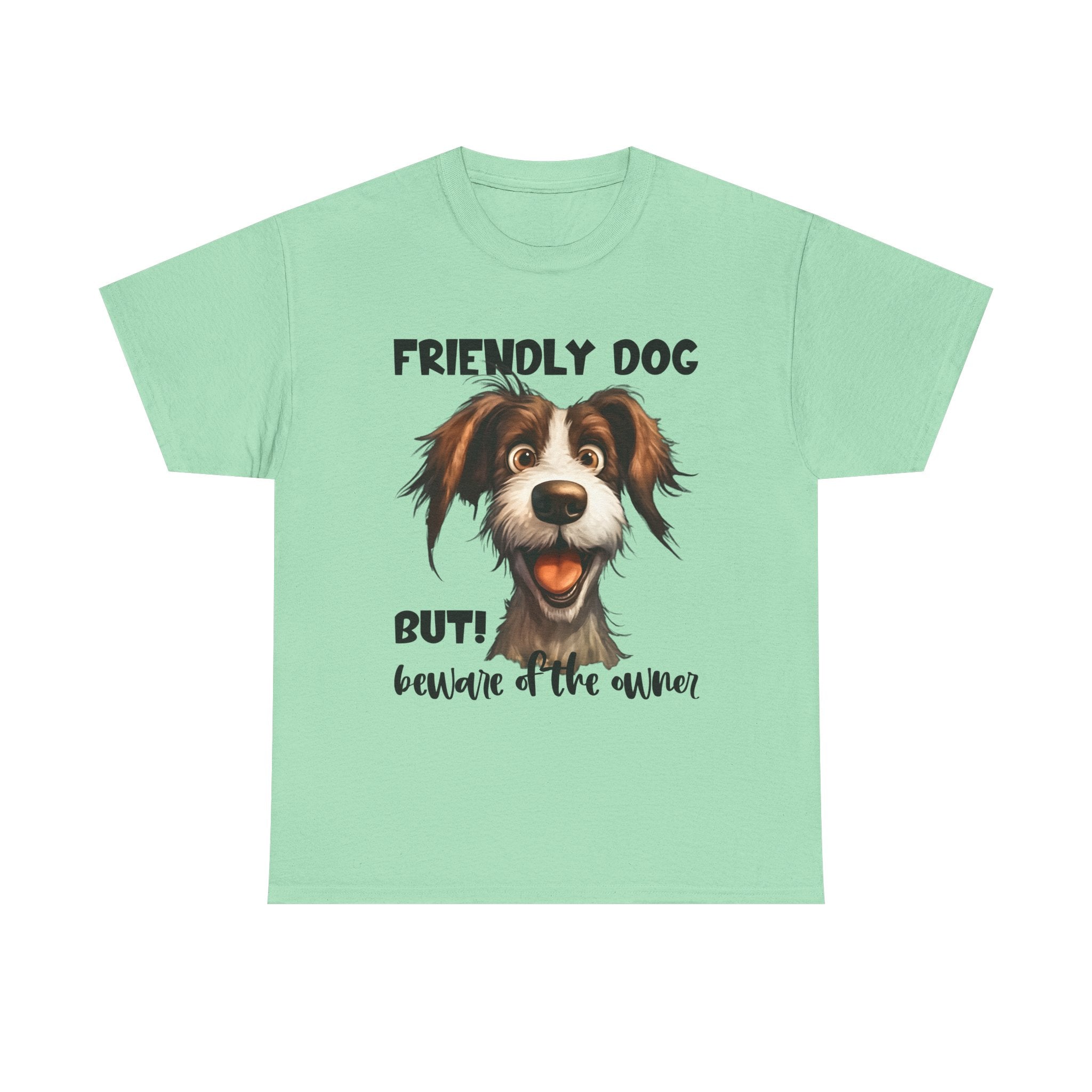 Friendly Dog Unisex Tee - Perfect for Pet Lovers, Gifts for Dog Owners, Casual Wear, Birthday Gifts, Dog-Themed Apparel
