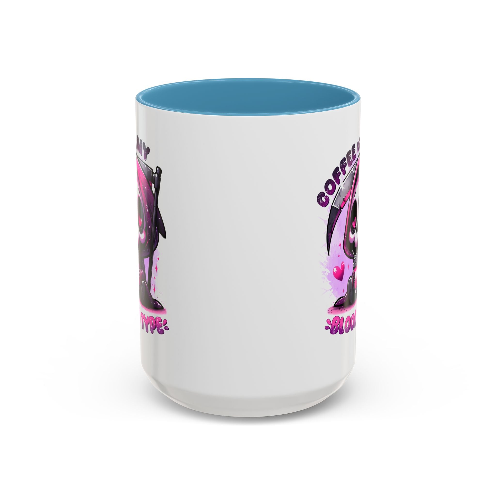 my blood type is coffee Accent Coffee Mug (11, 15oz) by abc school fundraiser