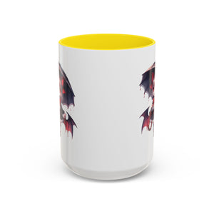 Gothic vampire girl  horror art Accent Coffee Mug (11, 15oz)
