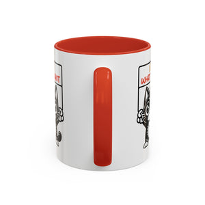 I do what I want funny cat Accent Coffee Mug (11, 15oz)