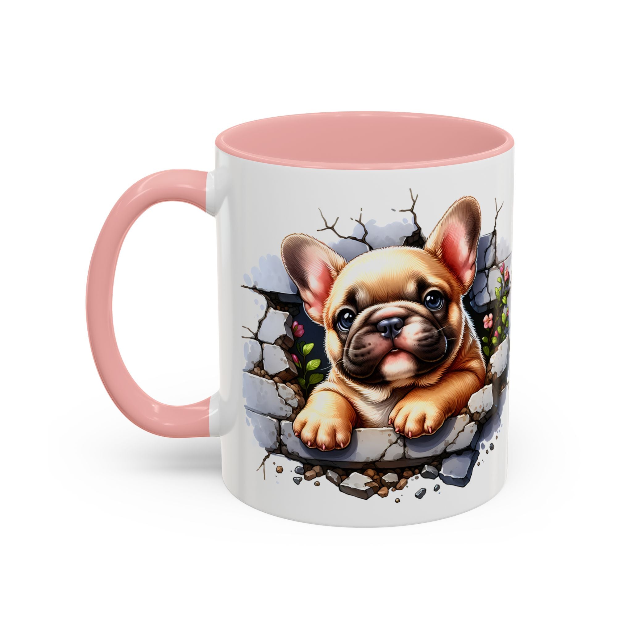 Charming Dog-Themed Coffee Mug, Perfect for Pet Lovers, Gift for Dog Owners, Cute French Bulldog Art, Ideal for Birthdays and Holidays
