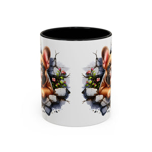 Charming Dog-Themed Coffee Mug, Perfect for Pet Lovers, Gift for Dog Owners, Cute French Bulldog Art, Ideal for Birthdays and Holidays