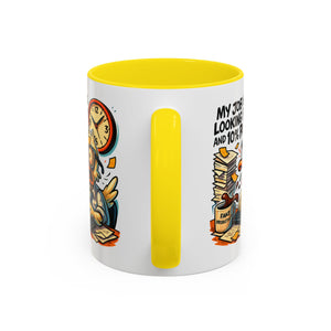 Funny Office Duck Coffee Mug | Perfect Gift for Office Workers, Desk Jokes, Humor, Funny Barista Mug, Creative Gift Idea
