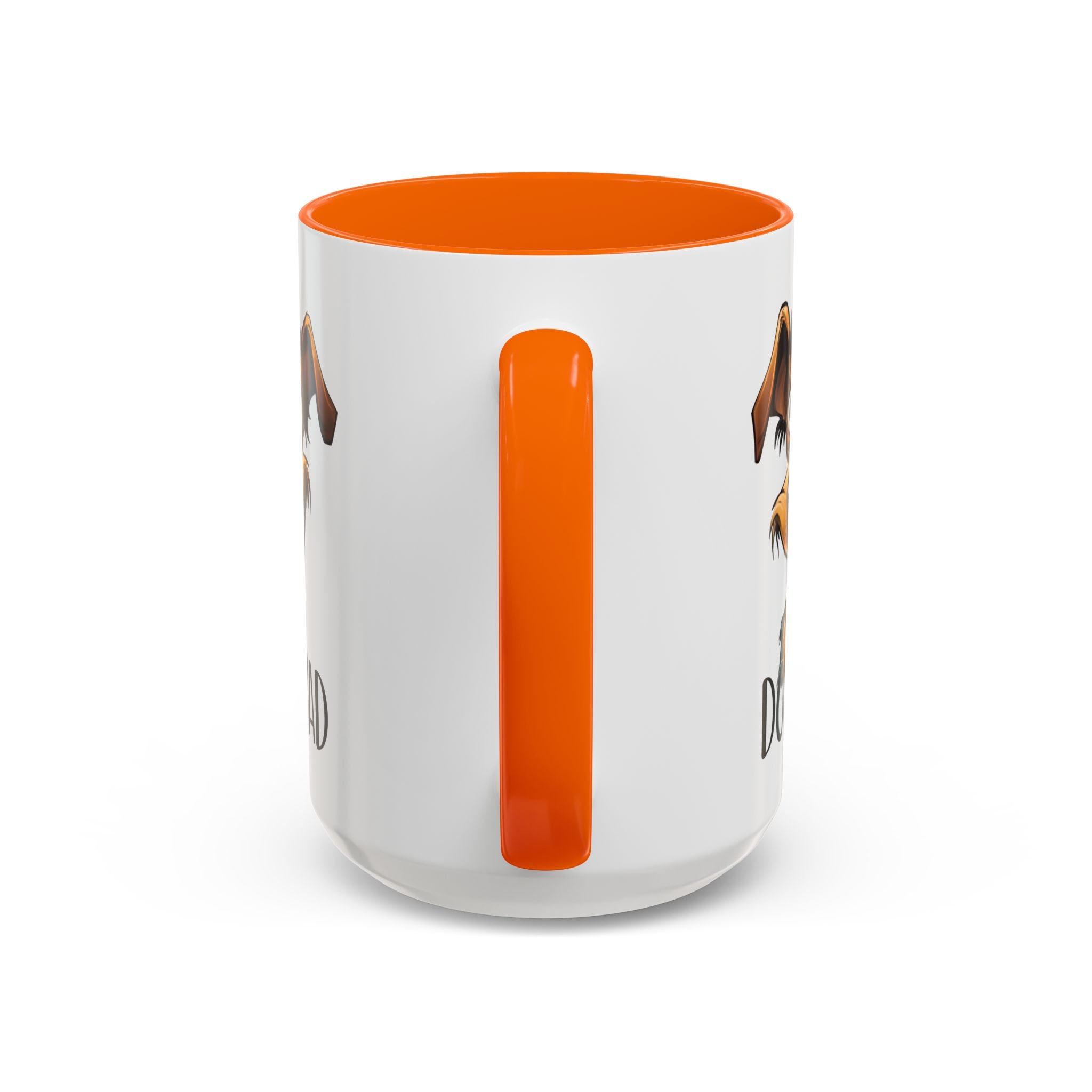 Dog Dad Accent Coffee Mug - Fun Gift for Dog Lovers, Pet Fathers, Father's Day, Birthday, Coffee Lovers
