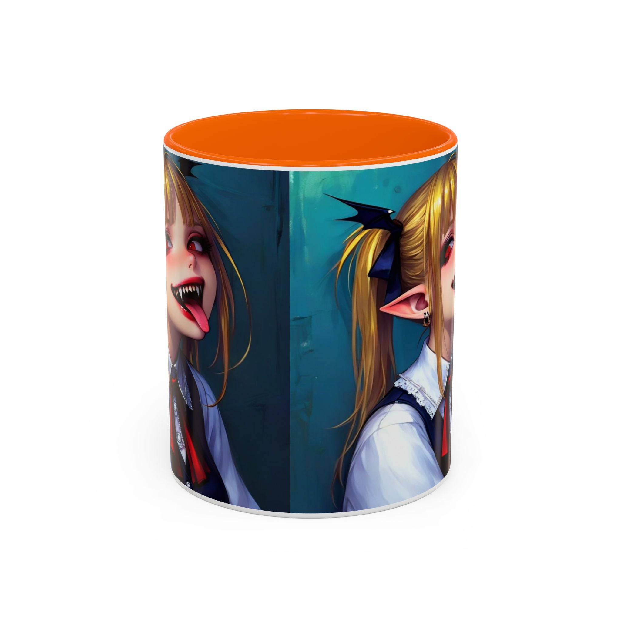 goth vampire girl Gothic Anime Coffee Mug with Edgy Design horror art