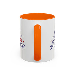 Patriotic Coffee Mug - God Bless America Design