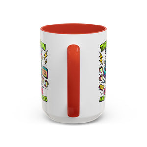 Thriving on Caffeine Mug | Funny Owl Coffee Cup | Gift for Coffee Lovers | Cute Kitchen Decor | Birthday, Holiday Gift