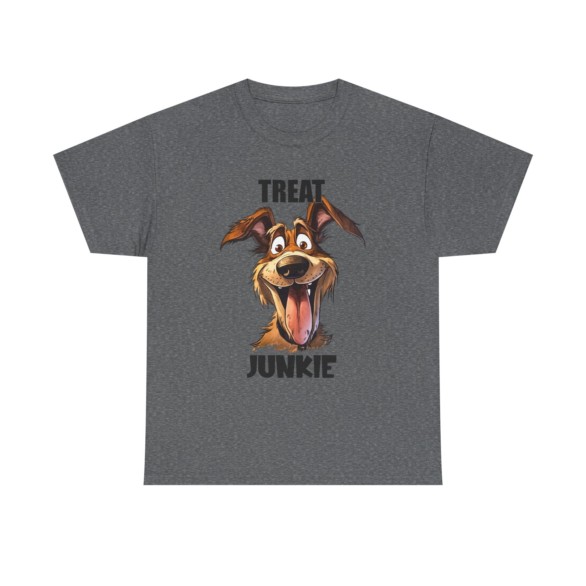 Dog Lovers Treat Junkie Tee, Unisex Dog T-Shirt, Pet Owner Gift, Funny Dog Shirt, Animal Lover Apparel, Dog Enthusiast Gift