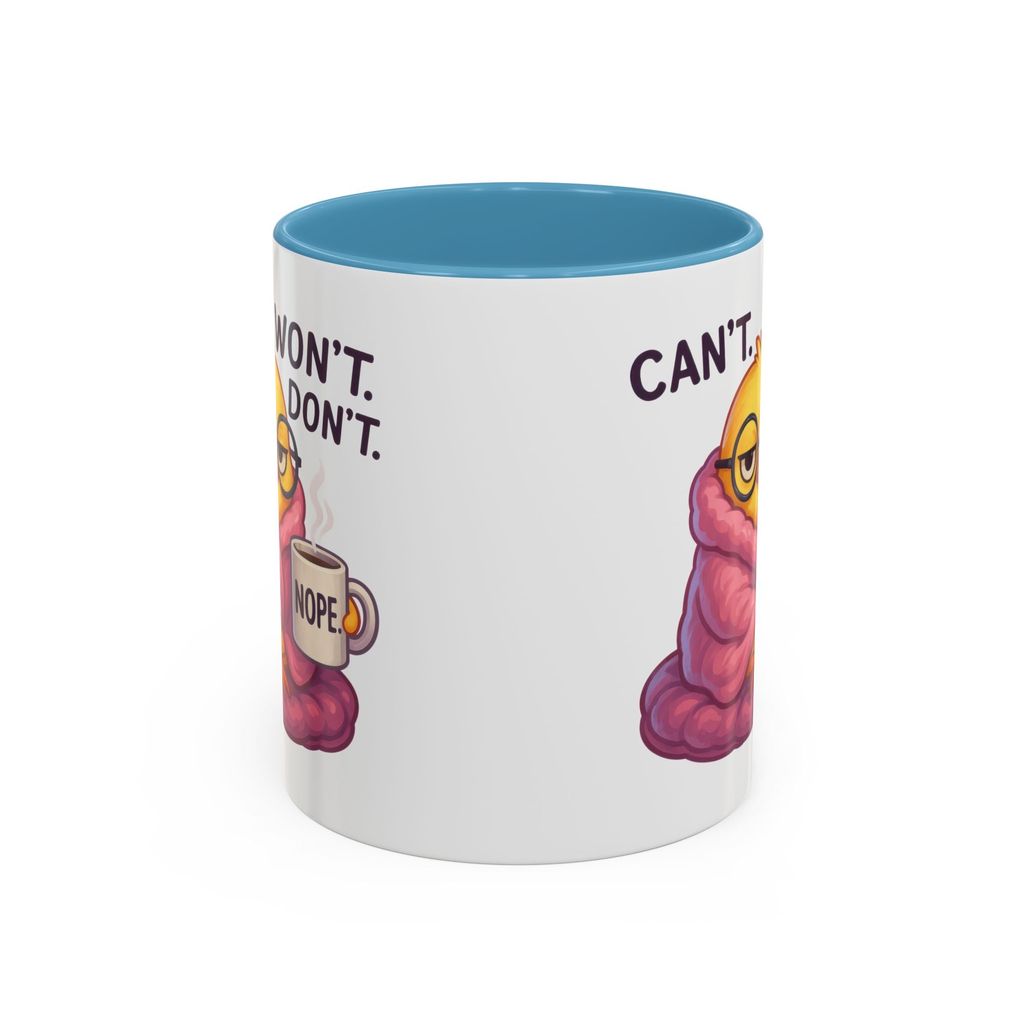 Cozy Cartoon Coffee Mug - Perfect for Lazy Days, Gifts for Friends, Cute Coffee Cups, Inspirational Morning Mug, Funny Beverage Container
