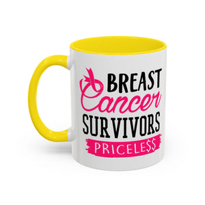 Breast Cancer Survivors Coffee Mug, Inspirational Cancer Gift, Supportive Awareness Mug, Gift for Survivors, Encouraging Morning Coffee