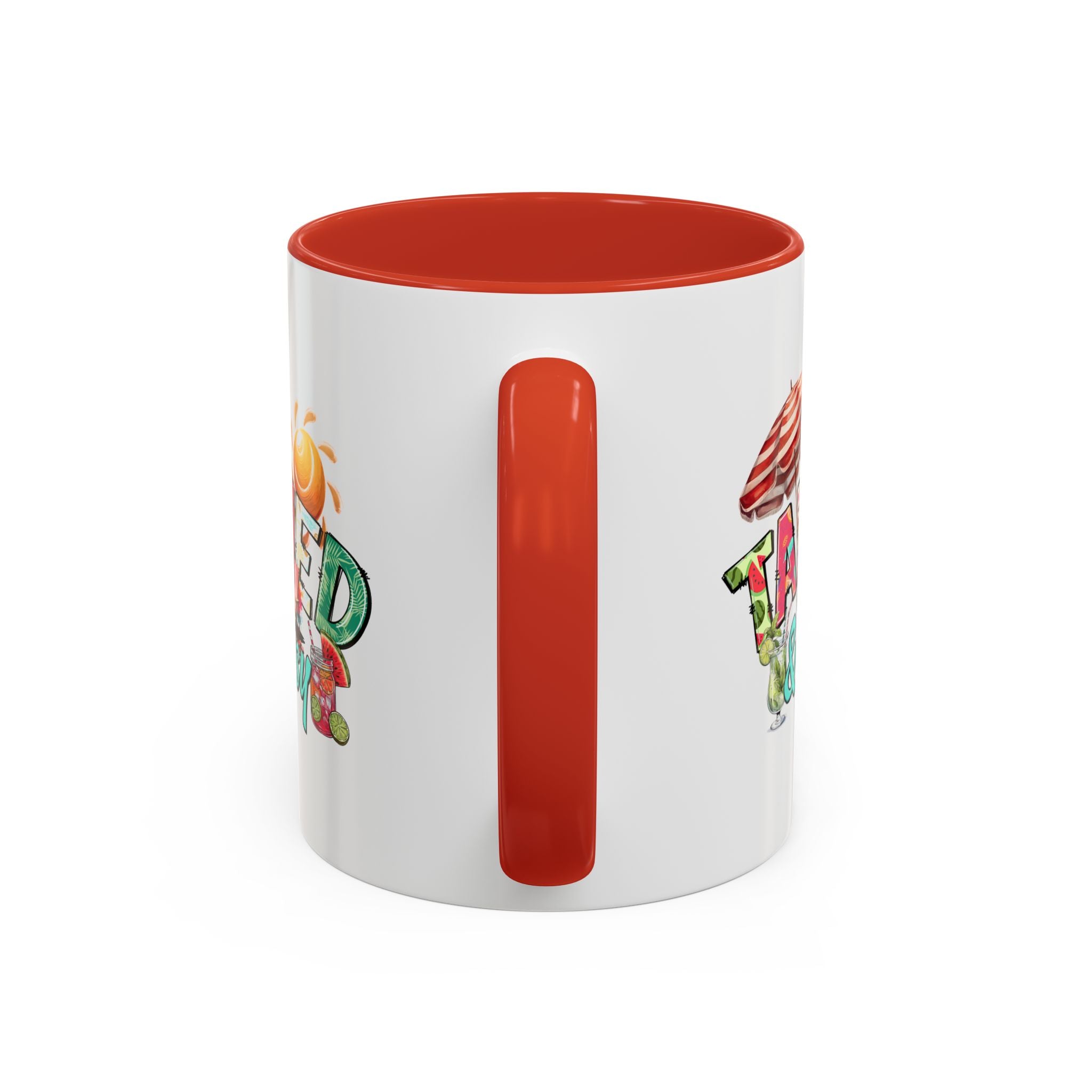 Tanned & Tipsy Accent Coffee Mug - Perfect for Summer Vibes & Beach Lovers party