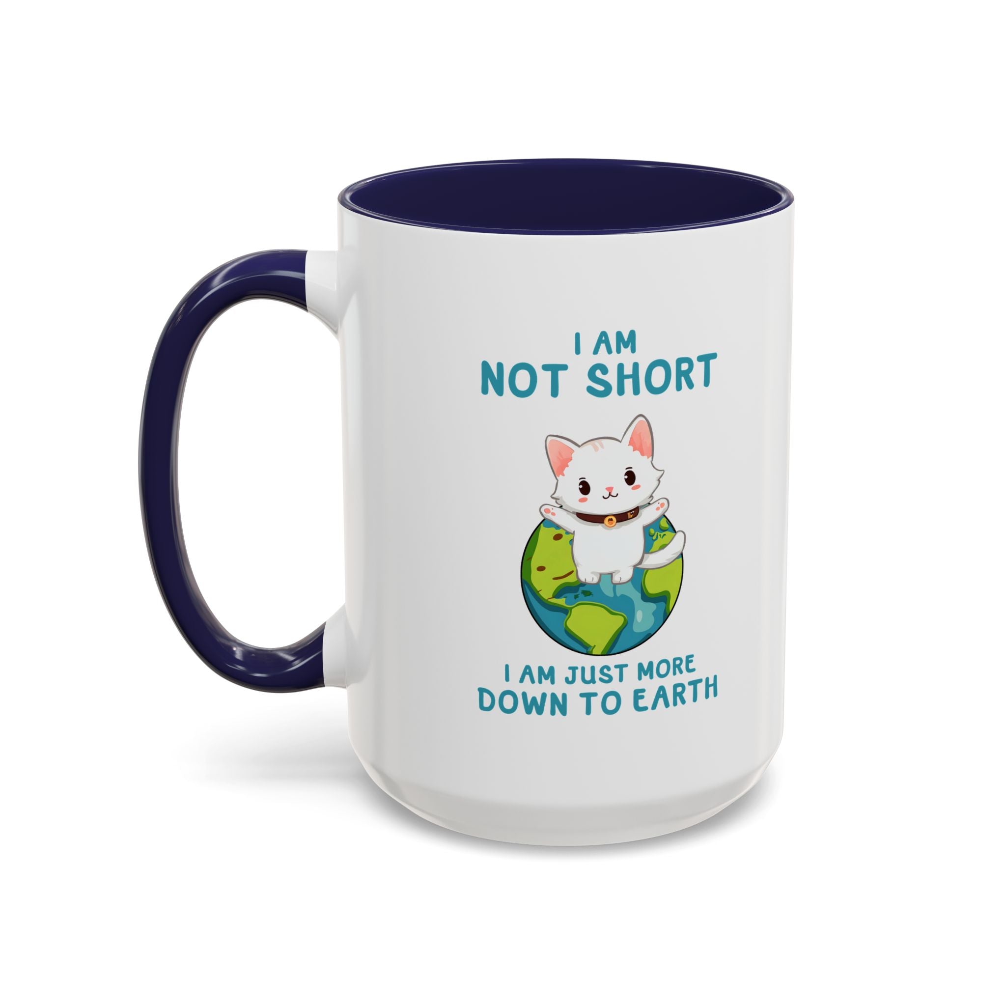 Cute Down to Earth Cat Coffee Mug - Perfect Gift for Cat Lovers