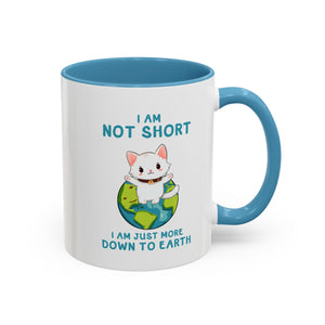 Cute Down to Earth Cat Coffee Mug - Perfect Gift for Cat Lovers