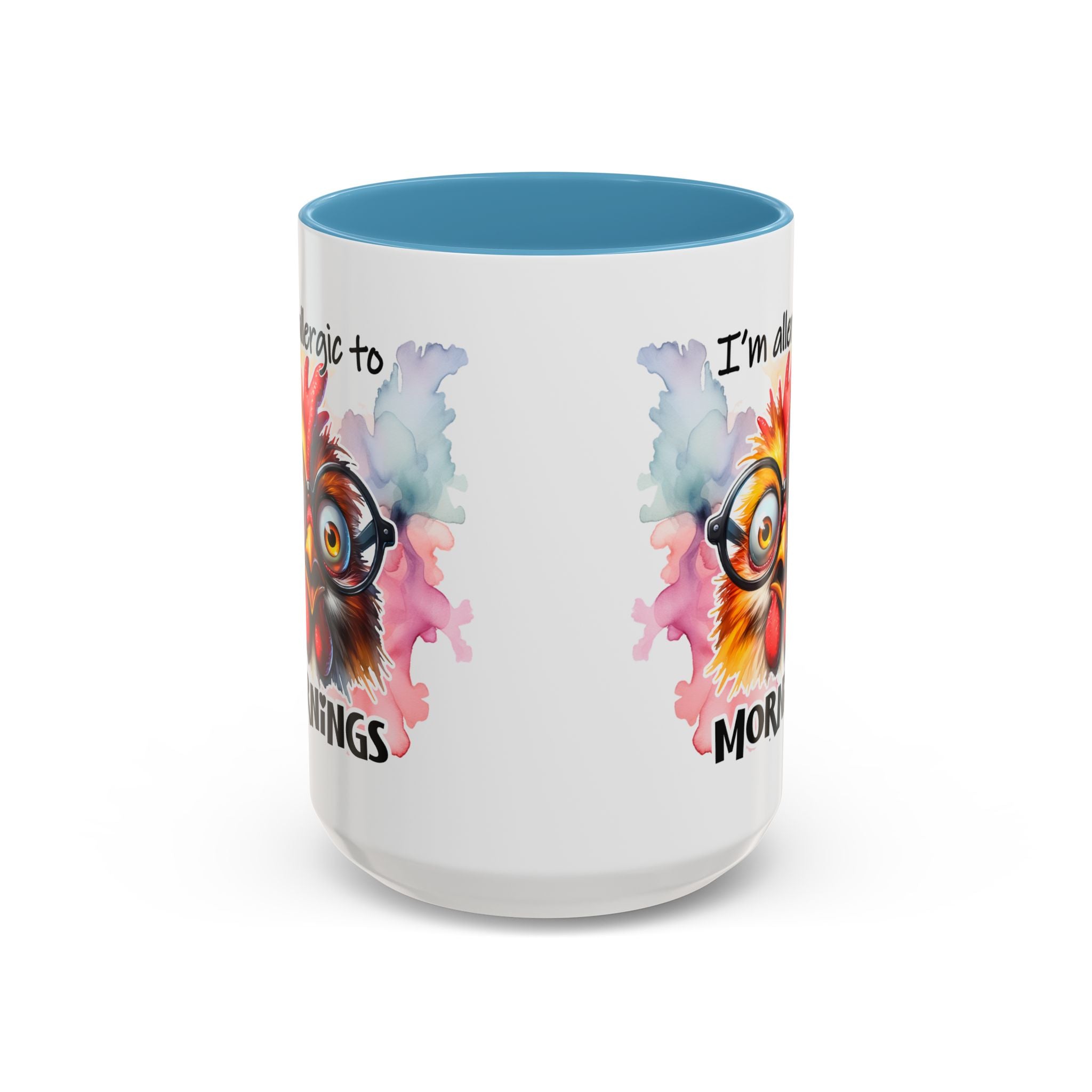Funny Morning Coffee Mug, Gift for Coffee Lovers, Humorous Mug, Office Mug, Unique Cup for Mornings, Chicken Design