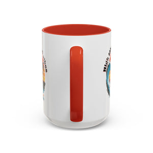 Surfing Cat Coffee Mug - High Tides & Good Vibes - Beach Lover Gift animal lover funny