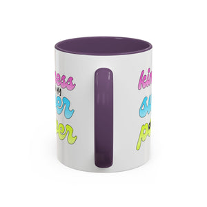 Kindness Superpower Coffee Mug, Inspirational Gift for Friends, Motivational Work Mug, Cute Drinkware for All Occasions, Unique