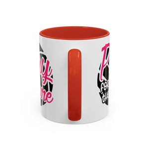 Volleyball  Coffee Mug, Play for the Cure Cup, Sports Gift , Athletes, Cancer Awareness, Inspirational Mug