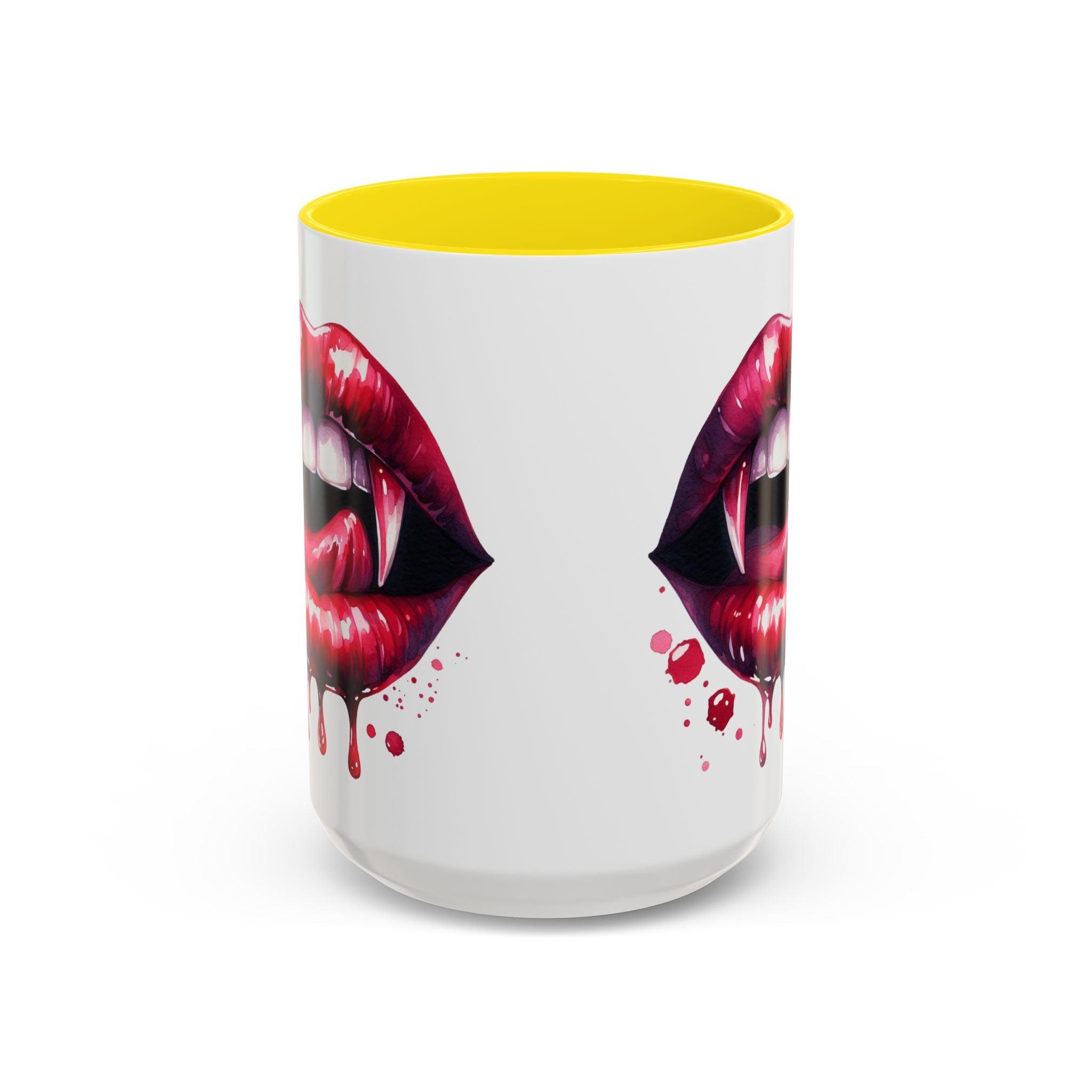 Gothic Vampire Teeth Coffee Mug – Perfect for Halloween, Spooky Occasions, Gift for Horror Lovers, Unique Accent Cup