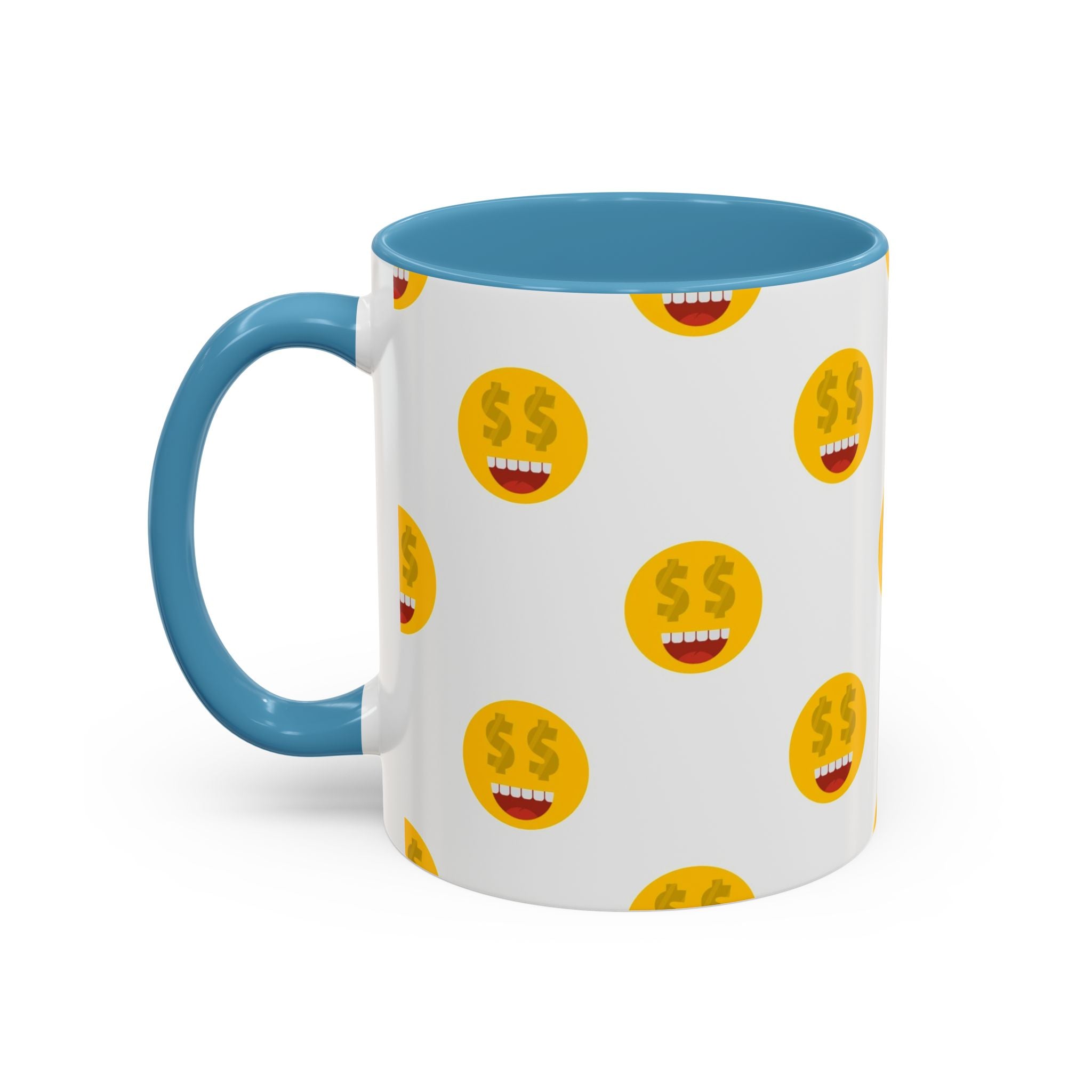 Smiles and dollars Accent Coffee Mug (11, 15oz)
