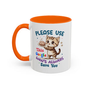 Cute Cat Coffee Mug, Funny Pet Lover Gift,  Kitchen Decor, Perfect for Birthdays, Holidays, Cat Mom Gift, Ceramic Mug