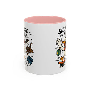 Silly Goose Coffee Mug - Fun Gift for Animal Lovers, Quirky Desk Decor, Inspirational Drinkware, Home & Office Tea Cups