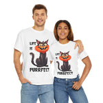 Purrfect Cat Tee, Cute Cat Lover Shirt, Fun Unisex Cotton Top, Gifts for Cat Owners, Funny Pet T-Shirt, Birthday Gift Idea