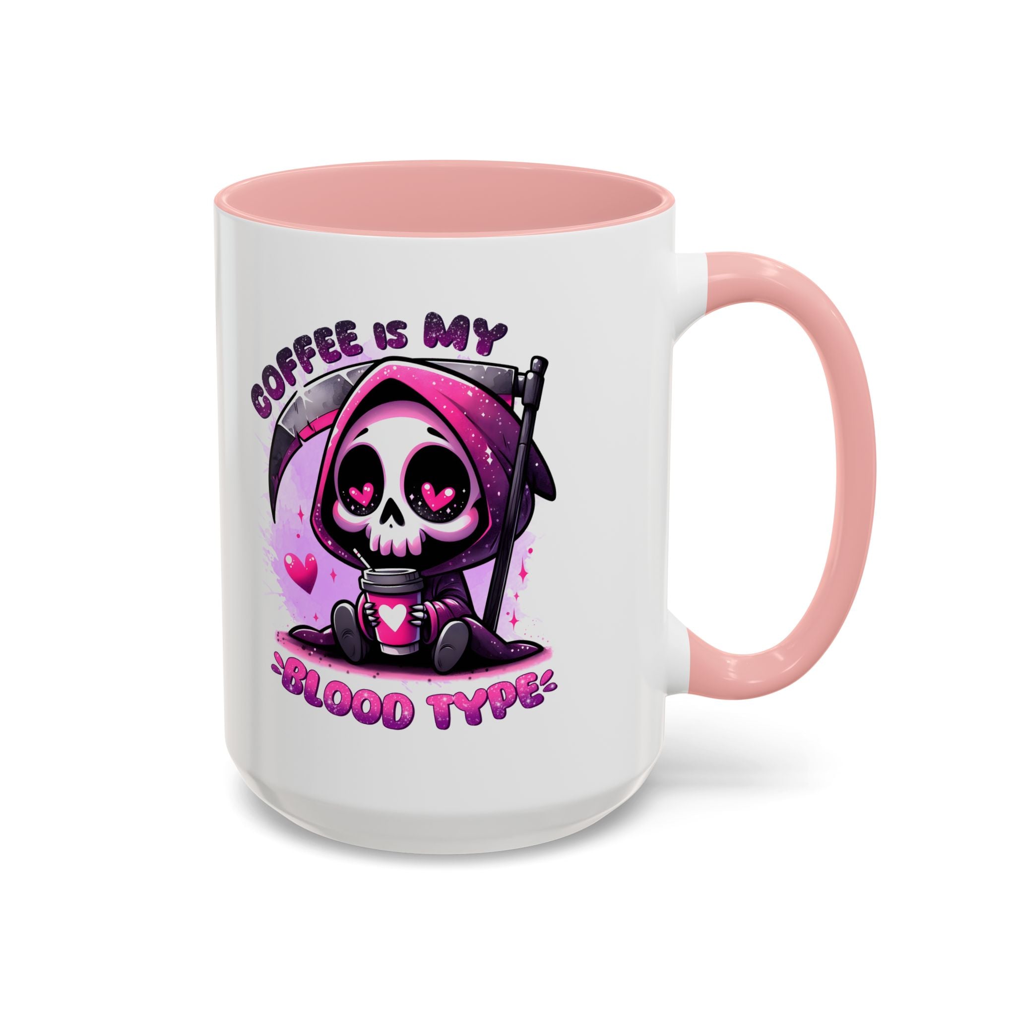 my blood type is coffee Accent Coffee Mug (11, 15oz) by abc school fundraiser