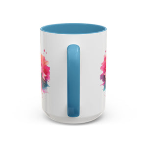 Pink Ribbon Warrior Coffee Mug, Support Breast Cancer Awareness Gift, Inspirational Mug, Cancer Survivor Merchandise, 11oz 15oz Mug