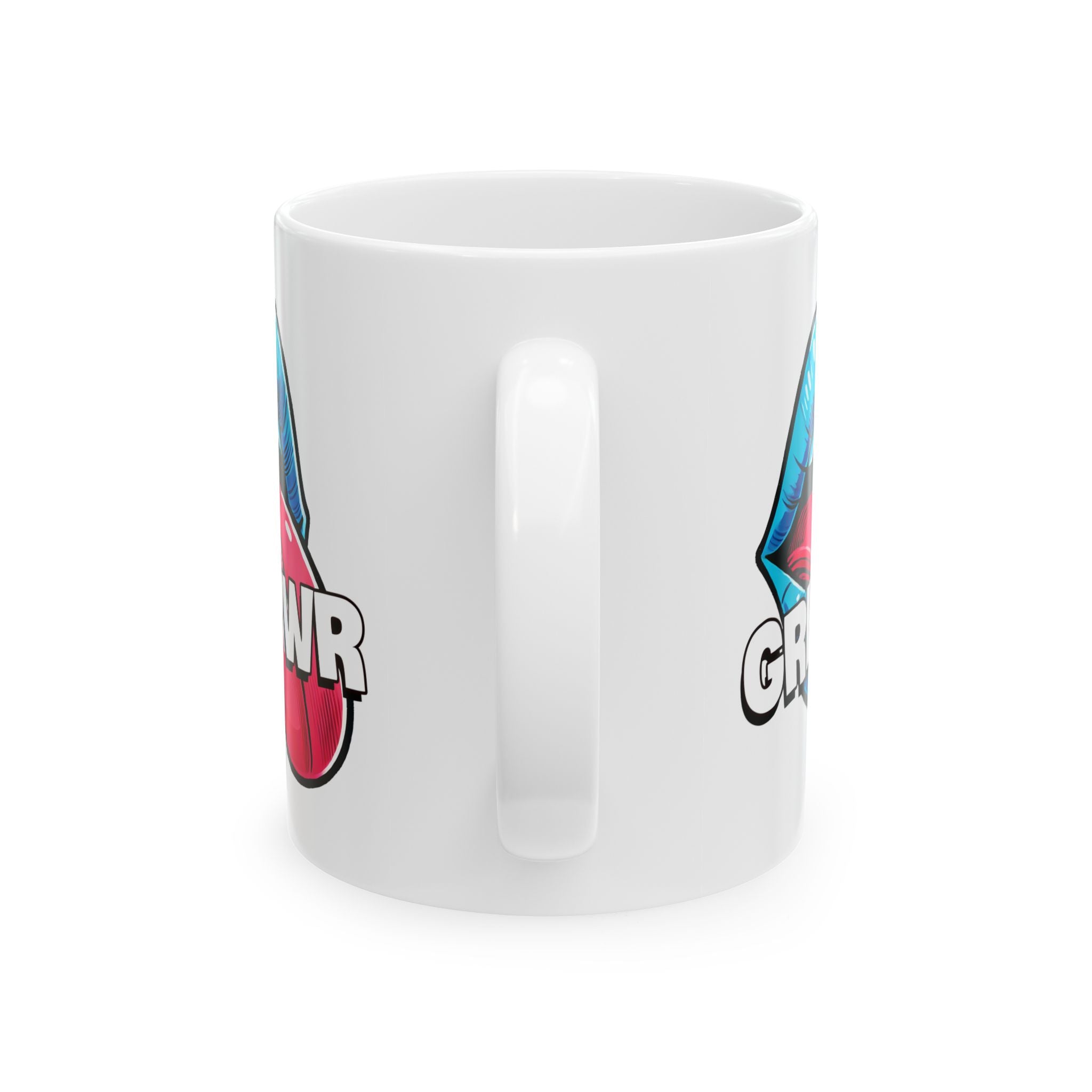 Bold Lip Graphic Ceramic Mug | Fun Coffee Cup for Sassy Coffee Lovers | Perfect Gift for Birthdays, Holidays, or Just Because