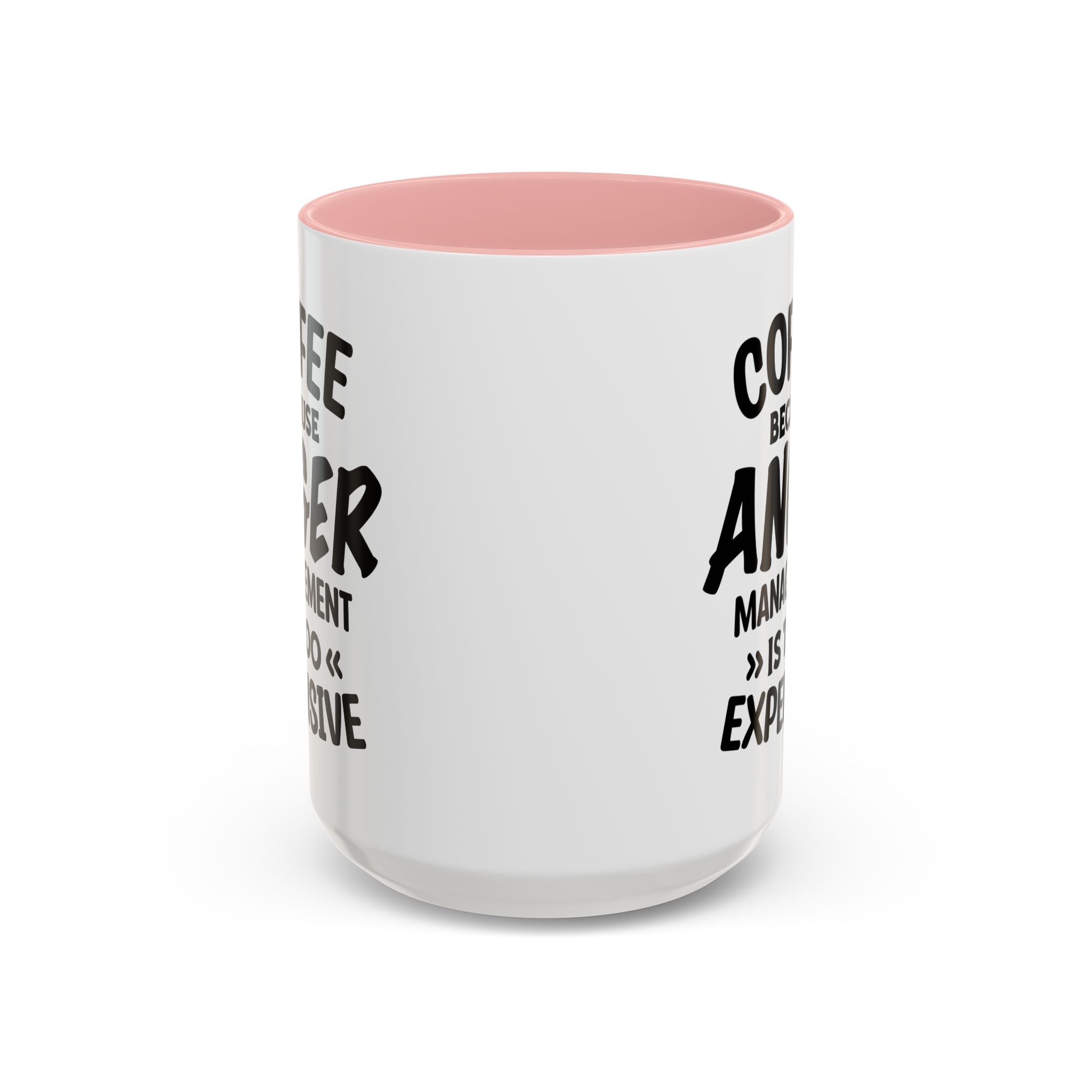 Funny Anger Management Coffee Mug, Gift for Coffee Lovers, Stress Relief, Black Accent, Humorous Cup for Friends, Office Humor, Funny Gifts