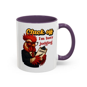 Funny Cluck Off Coffee Mug - Perfect for Chicken Lovers, Gag Gifts, Office Humor, and Birthdays