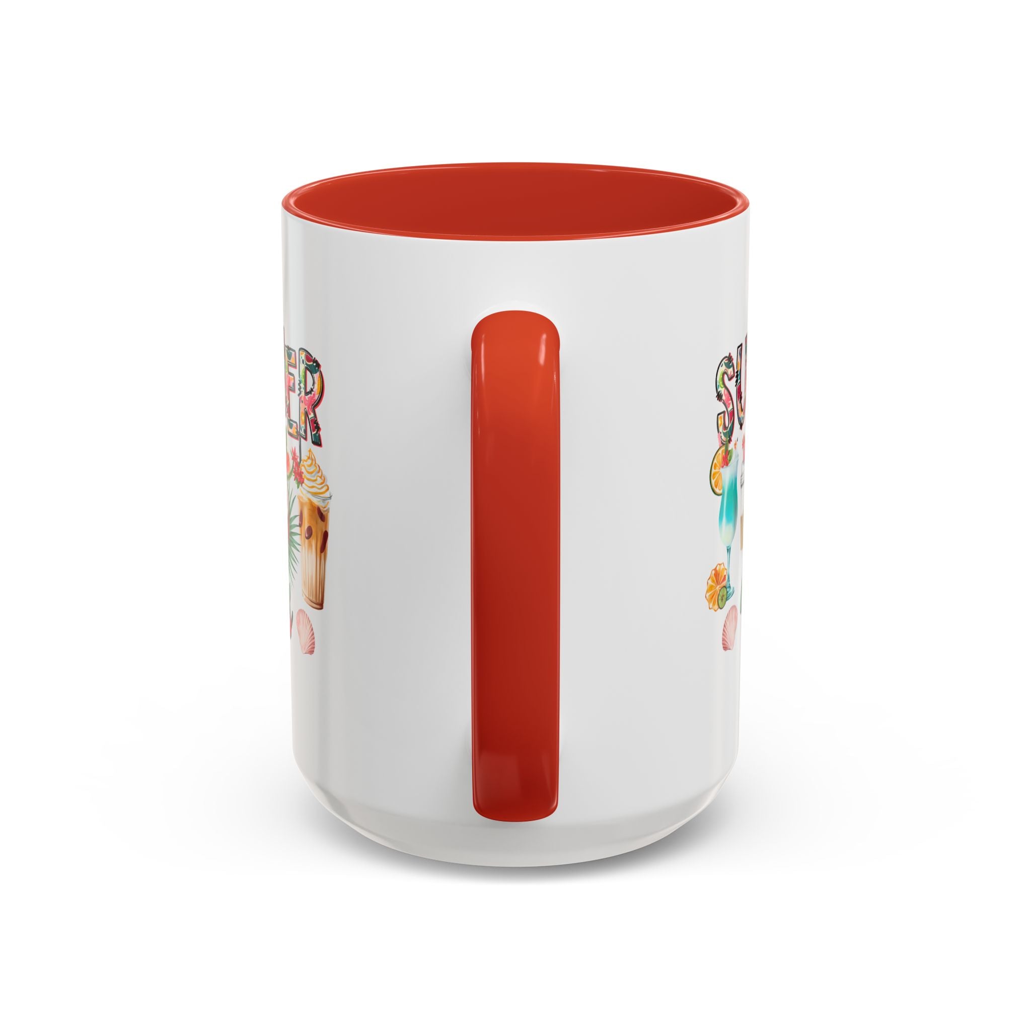 Summer Vibes Accent Coffee Mug - 11oz & 15oz - Perfect for Sunny Days & Celebrations