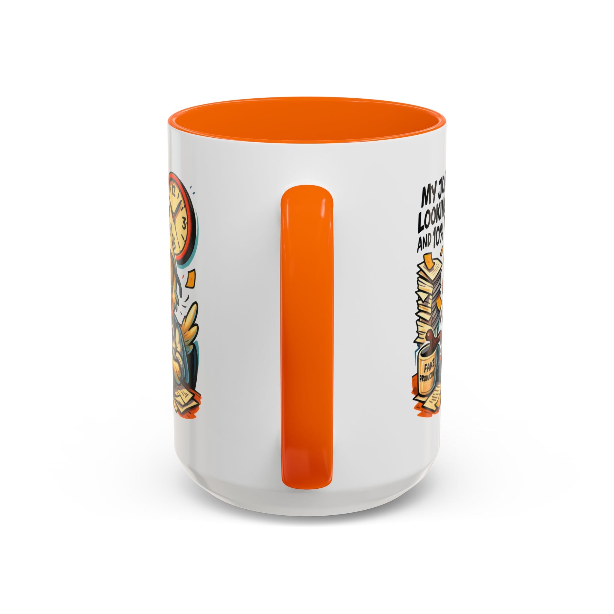Funny Office Duck Coffee Mug | Perfect Gift for Office Workers, Desk Jokes, Humor, Funny Barista Mug, Creative Gift Idea