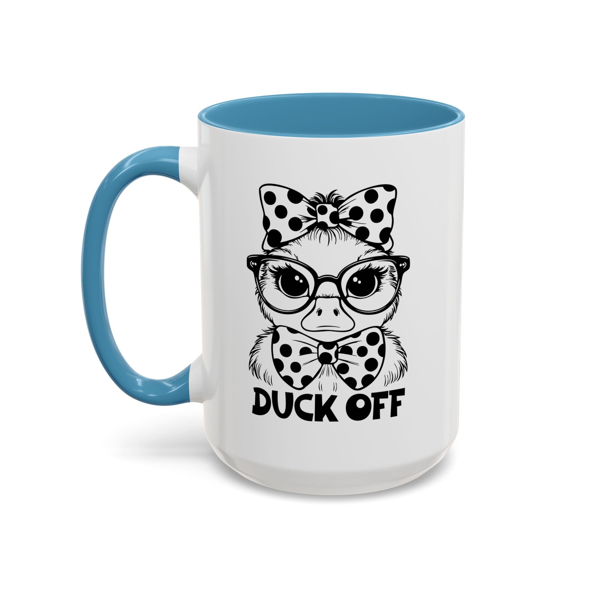 Duck off  Coffee Mug - Fun Gift for Bird Lovers, Birthday, Office Décor, Humorous Kitchenware, Unique Drinkware