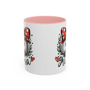 Mama's Accent Coffee Mug | Baseball & Heart Design | Gift for Mom, Mother's Day, Birthday, Coffee Lovers, Baseball Fans