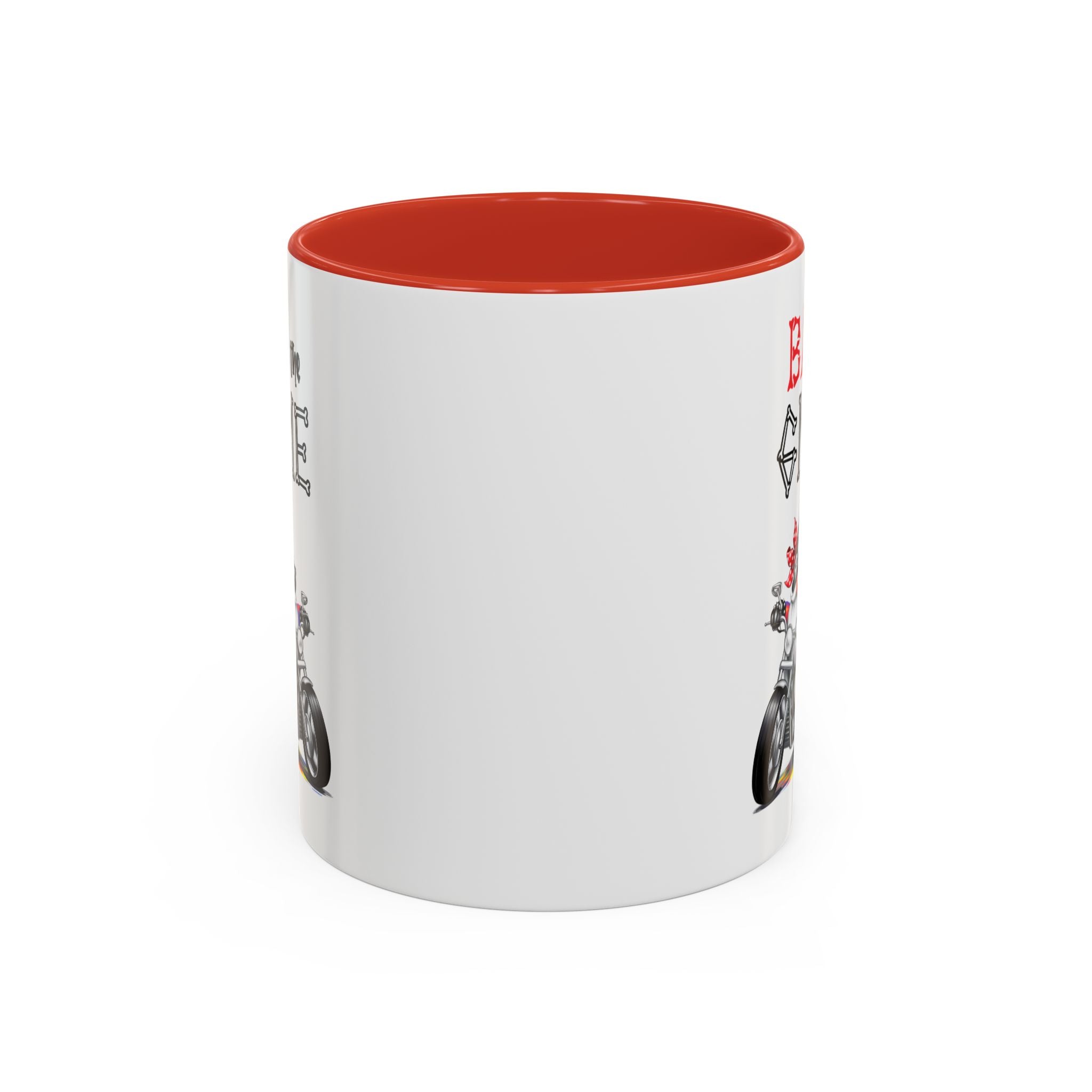 Bad to the Gnome Coffee Mug - 11oz & 15oz Accent Mugs for Bikers & Gnome Lovers