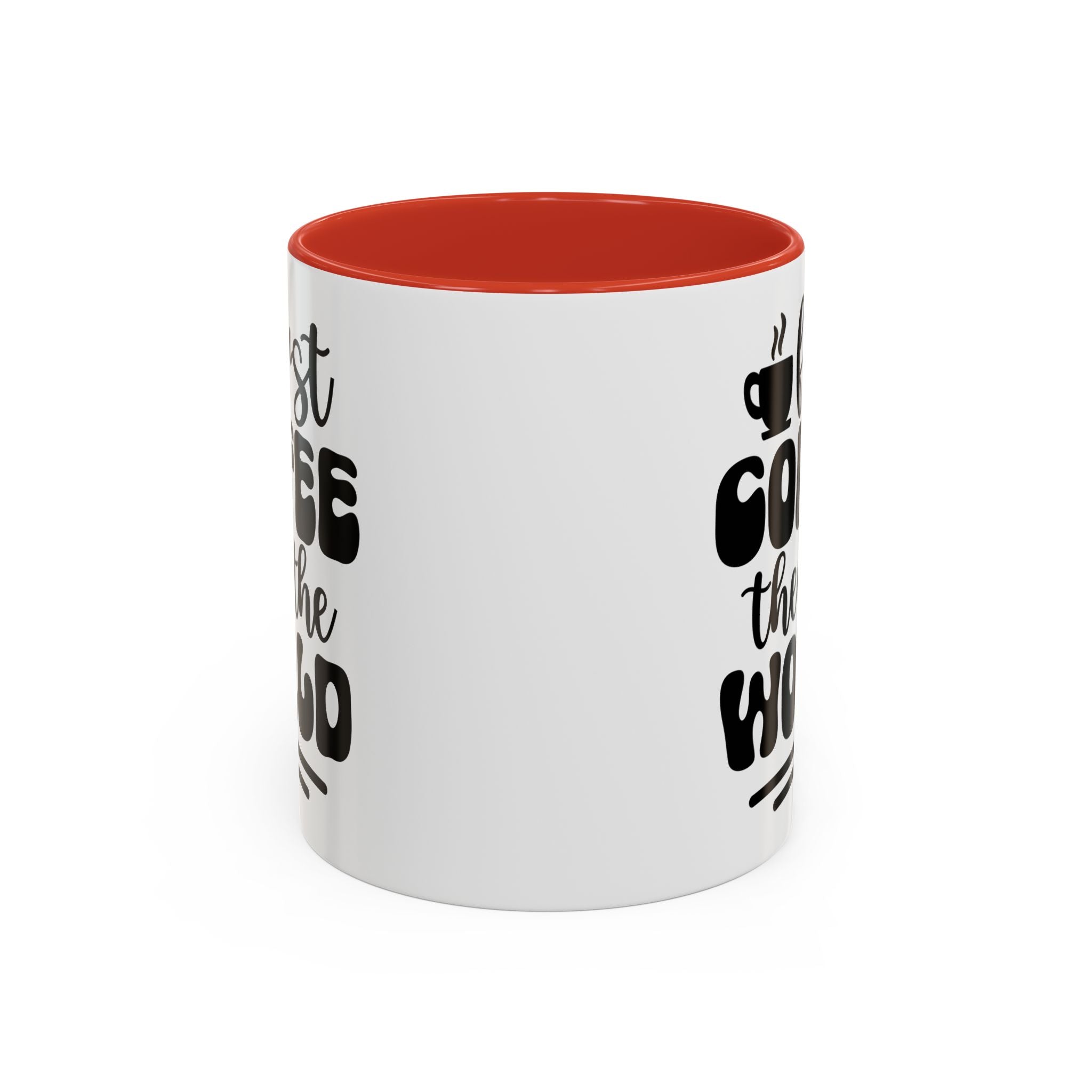First Coffee Then the World - Stylish Accent Coffee Mug for Coffee Lovers, Gift for Friends, Kitchen Decor, Office Mug, Holiday Present