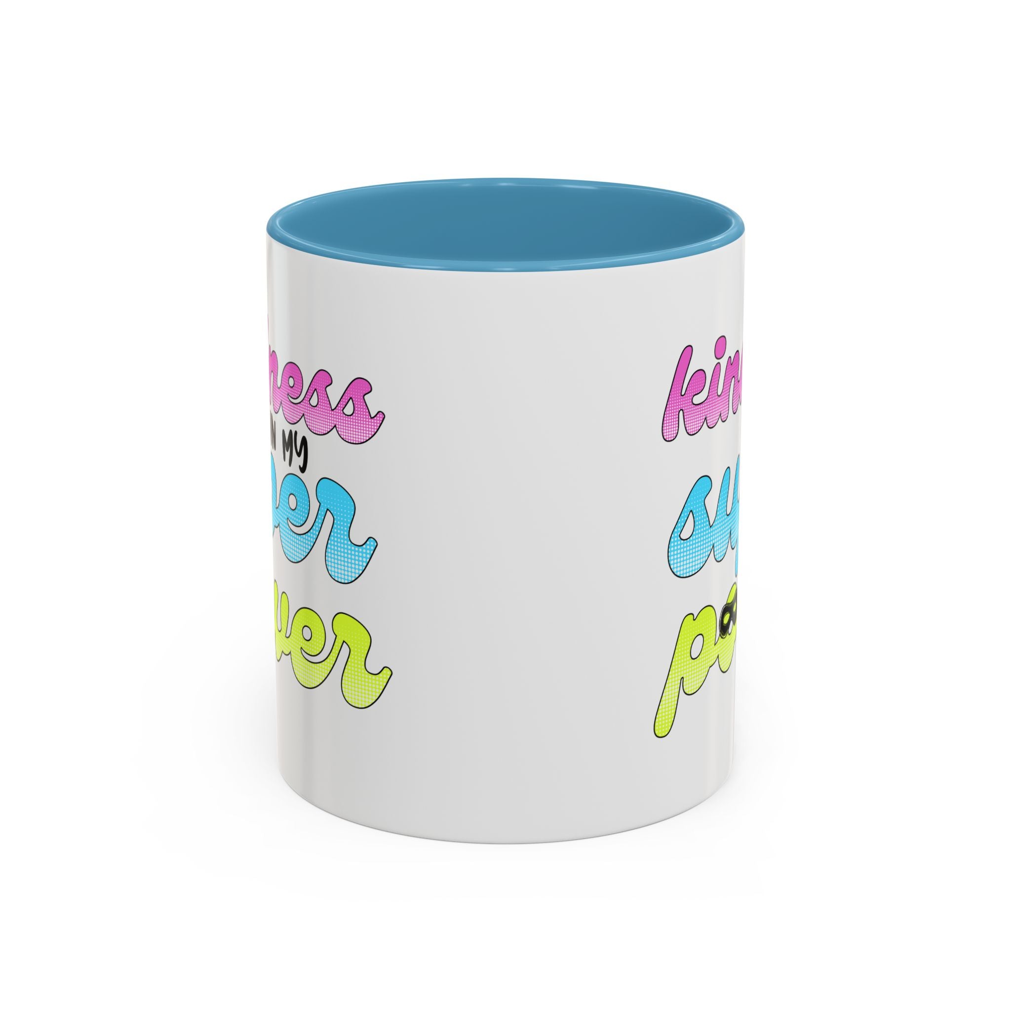 Kindness Superpower Coffee Mug, Inspirational Gift for Friends, Motivational Work Mug, Cute Drinkware for All Occasions, Unique