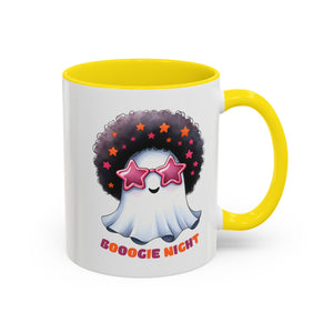 Groovy Ghost Coffee Mug - Fun, Whimsical Mug for Halloween, Parties, Gift for Friends, Unique Home Decor, Boogie Night